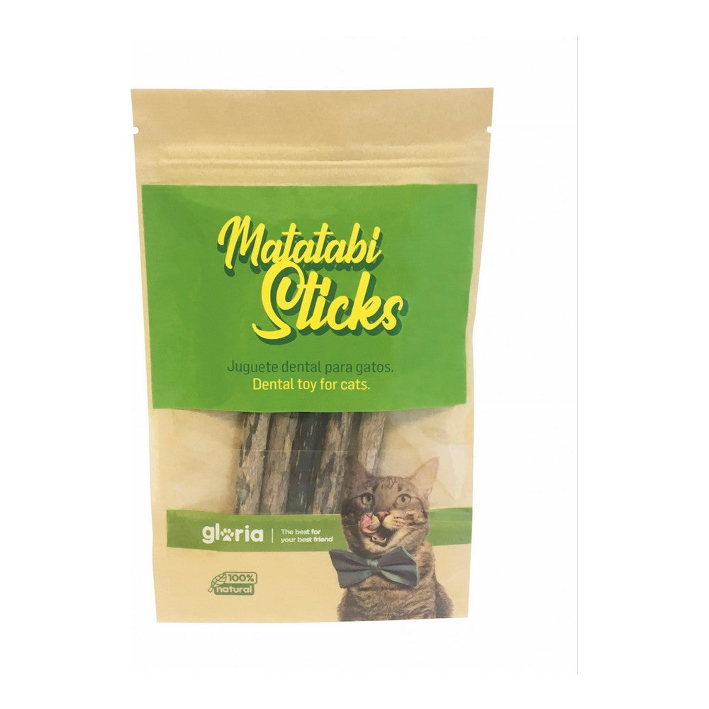 Palitos de madera para morder para gatos (5 uds)