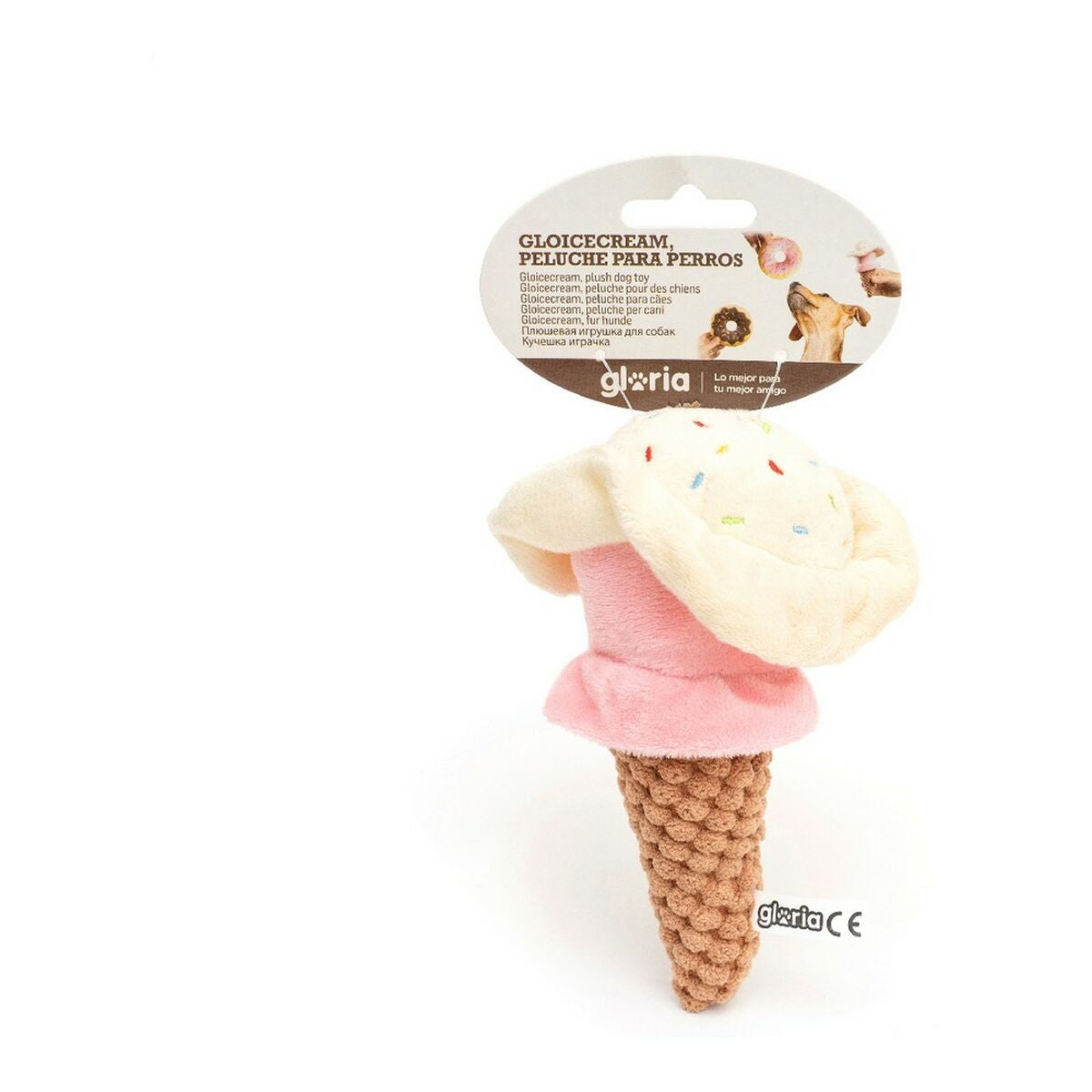 Peluche helado para perros (17 cm)