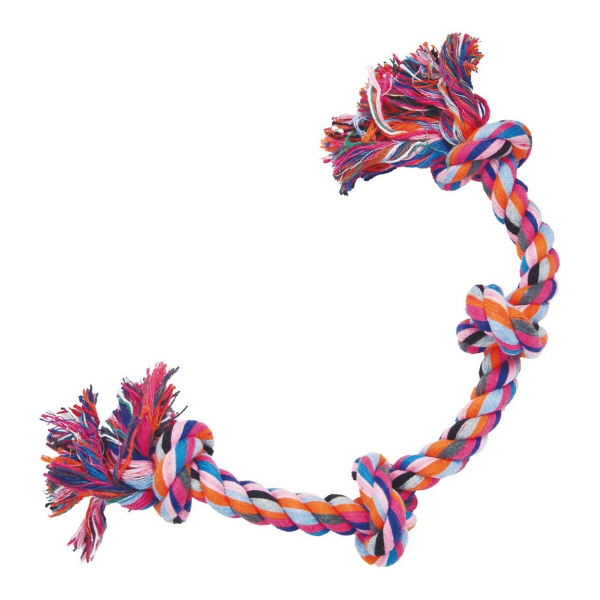 Cuerda de algodón con nudos para perros (50 cm)